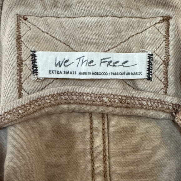 Free People We The Free Brown Overall Dress with Pockets XS - Picture 2 of 2